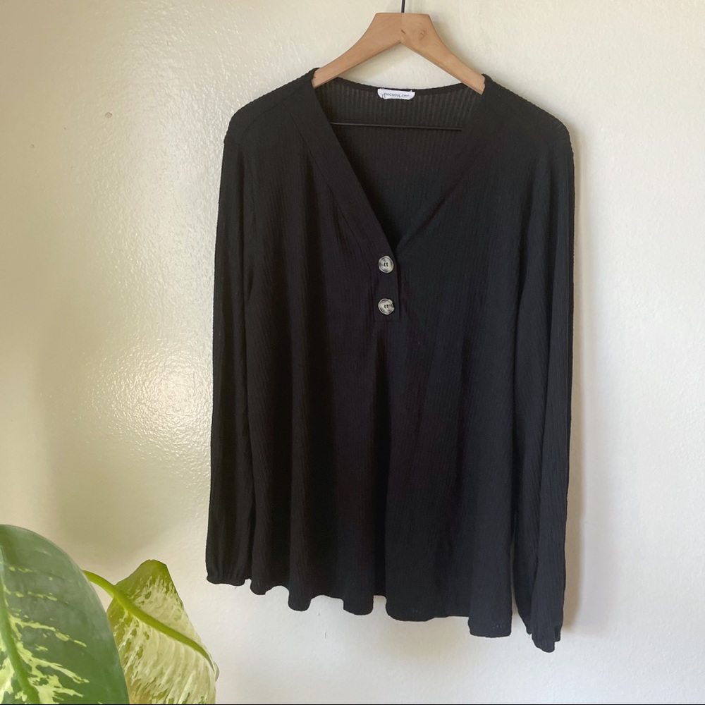 Chic Soul | Ribbed Pullover Top - Picture 1 of 7